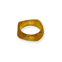 Square Thick Resin Bangle