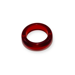 Round Resin Clear Bangle
