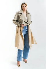 Trench Coat in Double Color