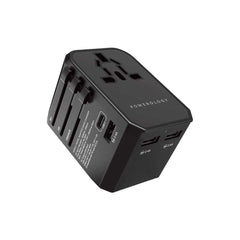 PD 45W Fast Charge + 2A USB Dual Output Universal Travel Adapter