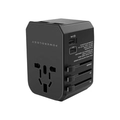 PD 45W Fast Charge + 2A USB Dual Output Universal Travel Adapter