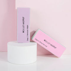Pastel Nail Buffing Blocks - 2 Pack