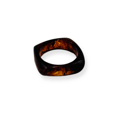 Square Thick Resin Bangle