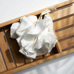 Bamboo Bath & Shower Pouf