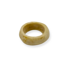 Round Resin Clear Bangle