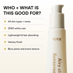 Airy Clear Sunscreen Gel Smoothing Tube