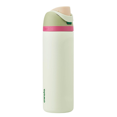 FreeSip Insulated Stainless Steel Water Bottle with Straw - 24 Oz