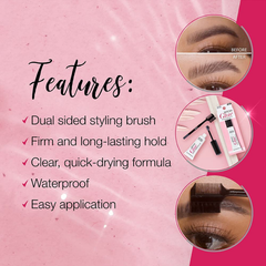 Brow Glue with Styling Brush