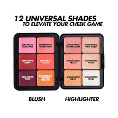 HD Skin Blush & Glow Longwear Cream Face Palette