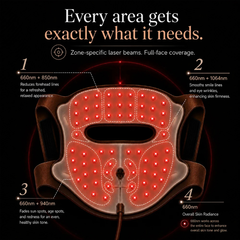 Laser Light Therapy Face Mask