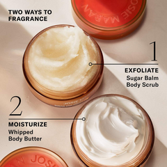 Mini Bohemian Fig - Argan Oil + Sugar Balm Refillable Exfoliating Body Scrub