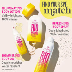 Rio Radiance™ SPF 50 Shimmering Body Oil Sunscreen