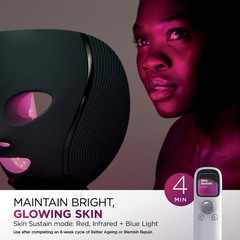 CryoGlow Under-Eye Cooling & LED Anti-Ageing & Blemish Repair Mask