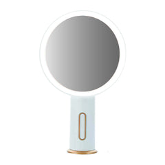 Swivel 360° LED Desktop Makeup Mirror with Fill-in 3 Color Lighting