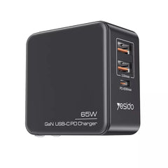 3 in 1 Combo 65 Watts Mini Quick Travel Charger, 2 PD and 1 USB