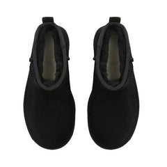 Classic Ultra Mini Platform Suede and Shearling Boots