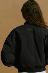 Drop Shoulder Reversible Bomber Jacket