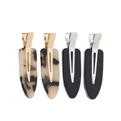 No Crease Acetic Acid Traceless Hair Clips - 4 pcs