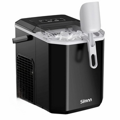 Portable Compact Countertop Ice Maker with Handle