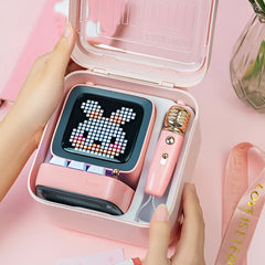 Ditoo-Mic Mini Karaoke Machine Pixel Art Bluetooth Speaker