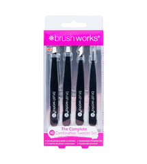 Combination Tweezer Set -Black